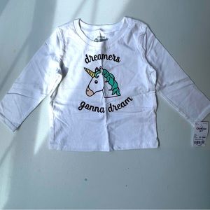 Oshkosh Baby Girl Shirt unicorn